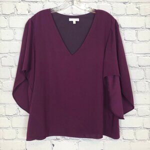 Anna Cate Nina Blouse Size M Purple